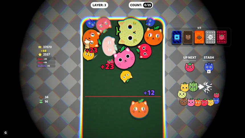Скриншот 3 к игре Catomi: Suika Roguelike
