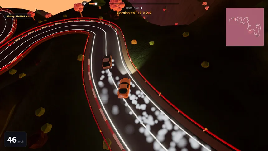 Скриншот 1 к игре Downhill Drift