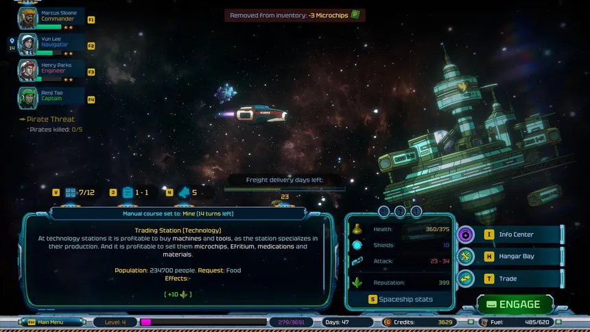 Скриншот 3 к игре Stellar Freight: Endless Horizon