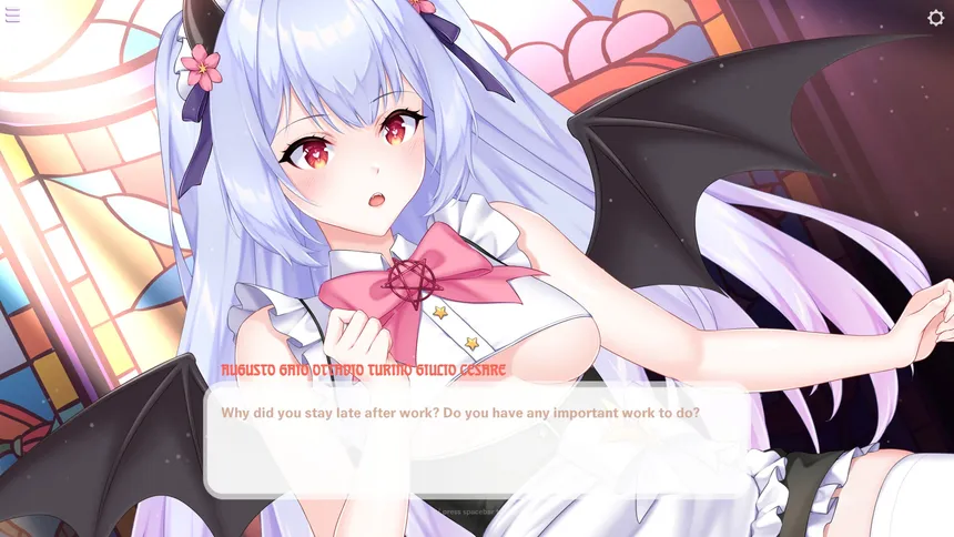 Скриншот 4 к игре Shuffle Waifu Cafe