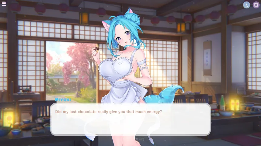 Скриншот 7 к игре Shuffle Waifu Cafe