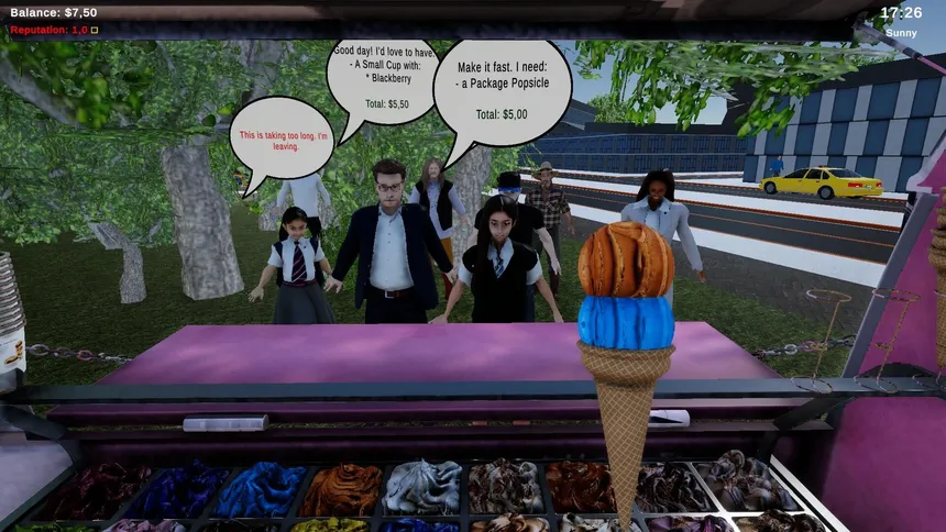 Скриншот 1 к игре Ice Cream Truck Simulator