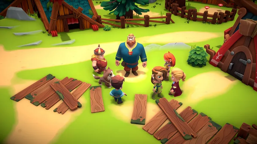 Скриншот 1 к игре Tiny Vikings