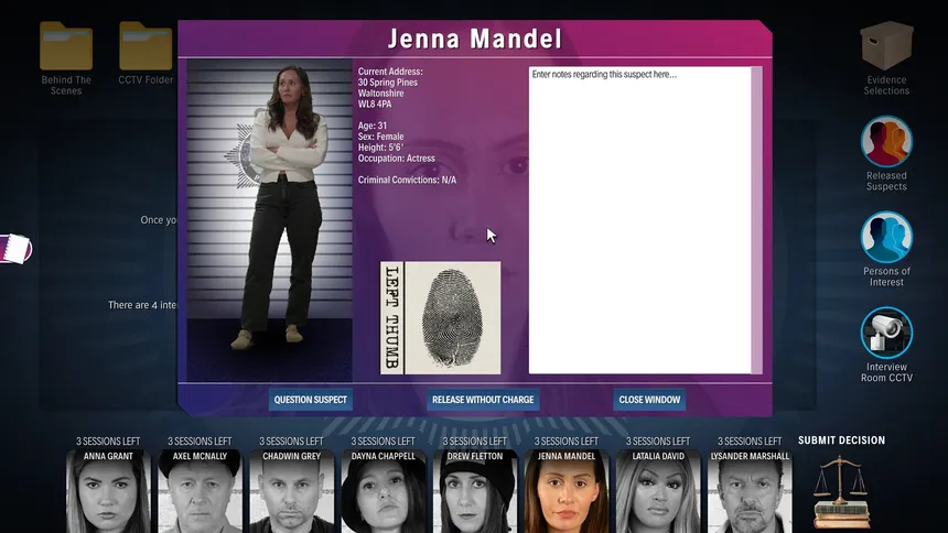 Скриншот 8 к игре The Murder of Jessica Channing