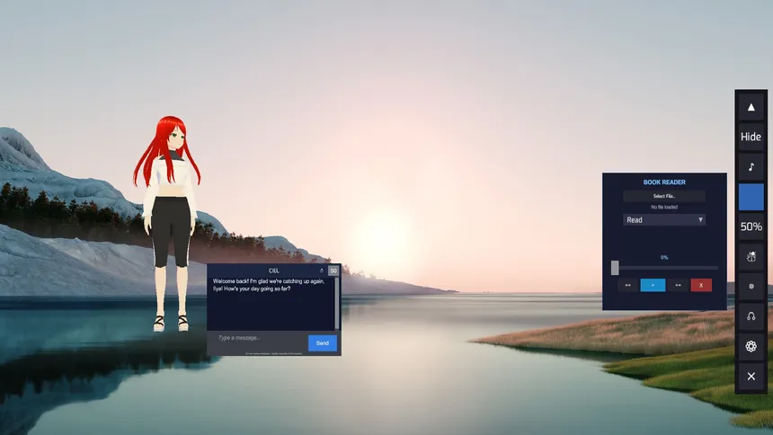 Скриншот 5 к игре CielChan: Anime Desktop AI Companion