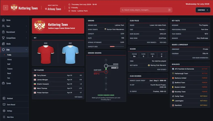 Скриншот 4 к игре Non-League Manager