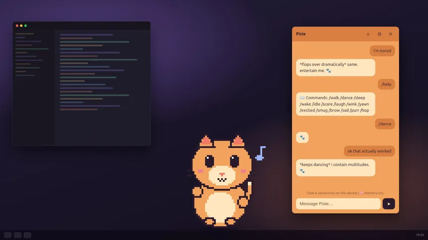 Скриншот 8 к игре Pixie - Desktop Pet That Mirrors You