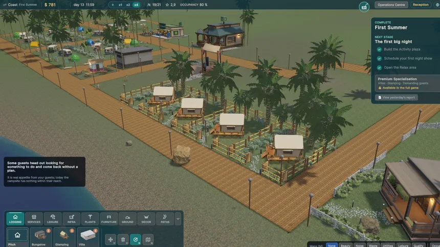 Скриншот 1 к игре Camping Resort Simulator