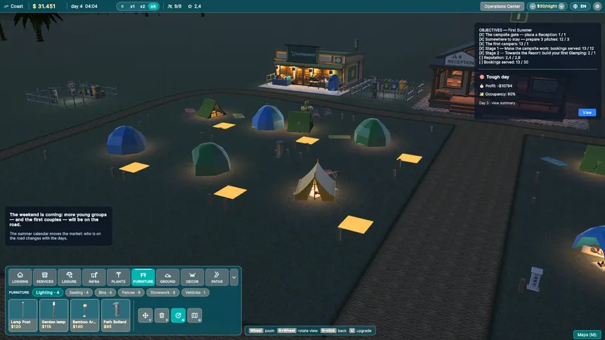 Скриншот 7 к игре Camping Resort Simulator