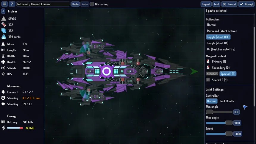 Скриншот 6 к игре eXoSpace Combat Engineer