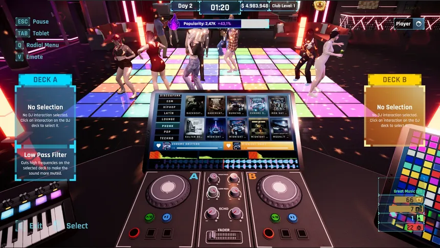 Скриншот 2 к игре Night Club Simulator: Король вечеринок