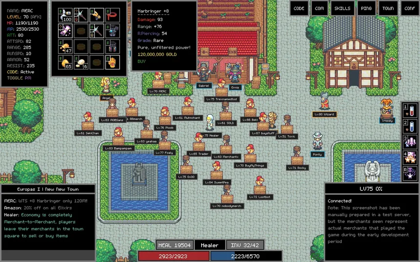 Скриншот 7 к игре Adventure Land - The Code MMORPG