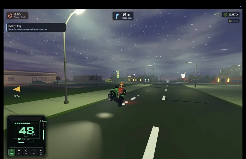 Скриншот 3 к игре Moto Courier Simulator