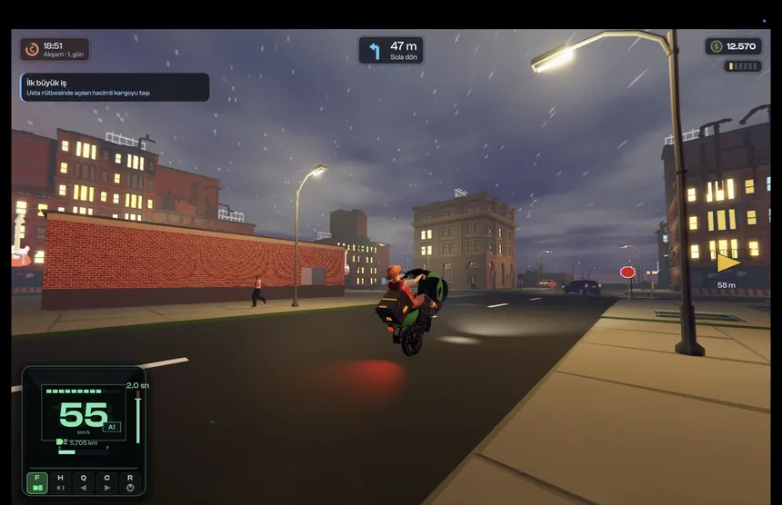Скриншот 4 к игре Moto Courier Simulator