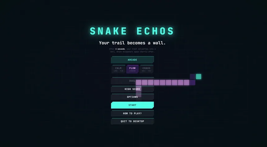 Скриншот 1 к игре Snake Echos