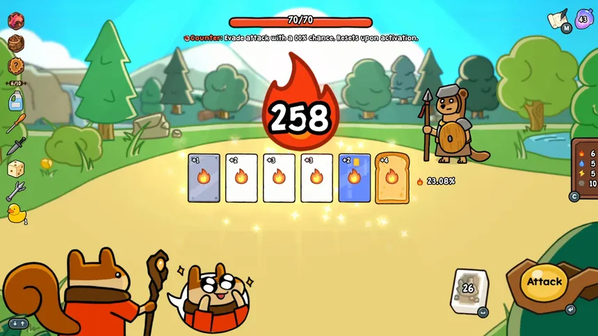 Скриншот 1 к игре Elementail: Roguelike Deckbuilding Card