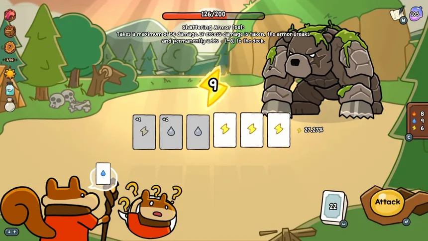 Скриншот 2 к игре Elementail: Roguelike Deckbuilding Card