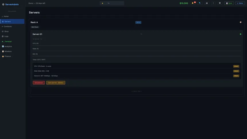 Скриншот 3 к игре Server-Admin Simulator