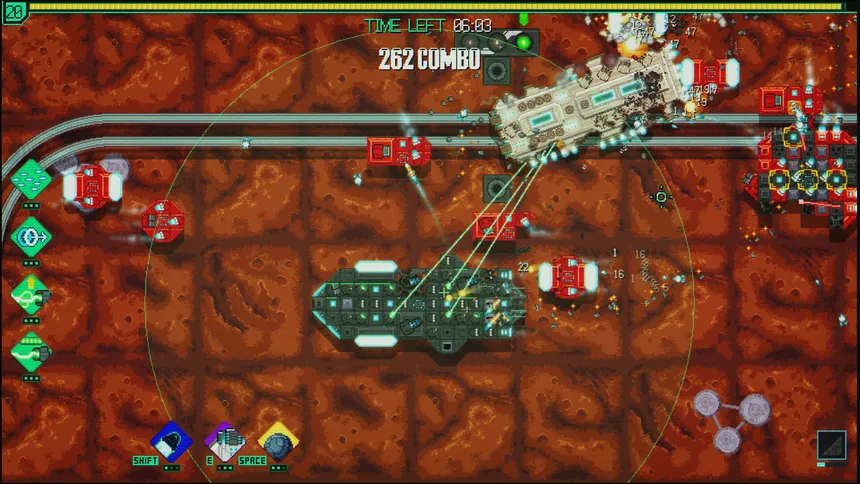 Скриншот 1 к игре Literally A Flying Brick : The Ship Building Shooter