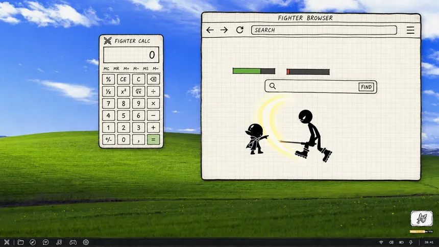 Скриншот 2 к игре Desktop Fighter