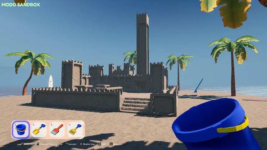 Скриншот 1 к игре Sandcastle Battle