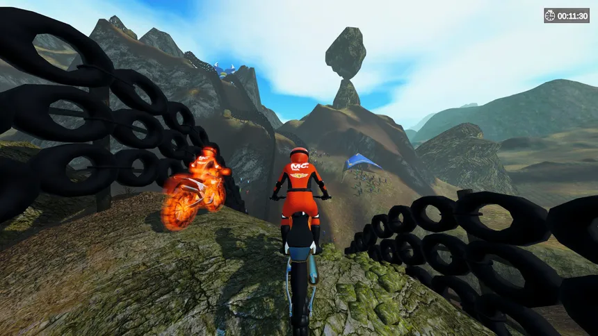 Скриншот 3 к игре Slope Riders - A Motorbike Escapade