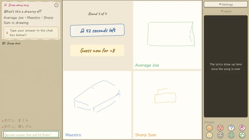 Скриншот 5 к игре Drawaoke: Sing, Scribble, Showdown!