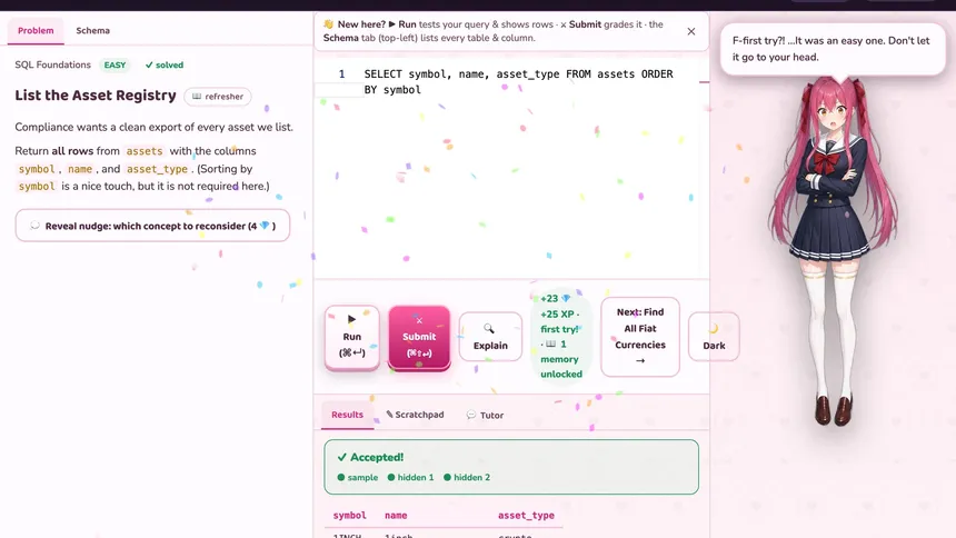 Скриншот 2 к игре TsundereSQL
