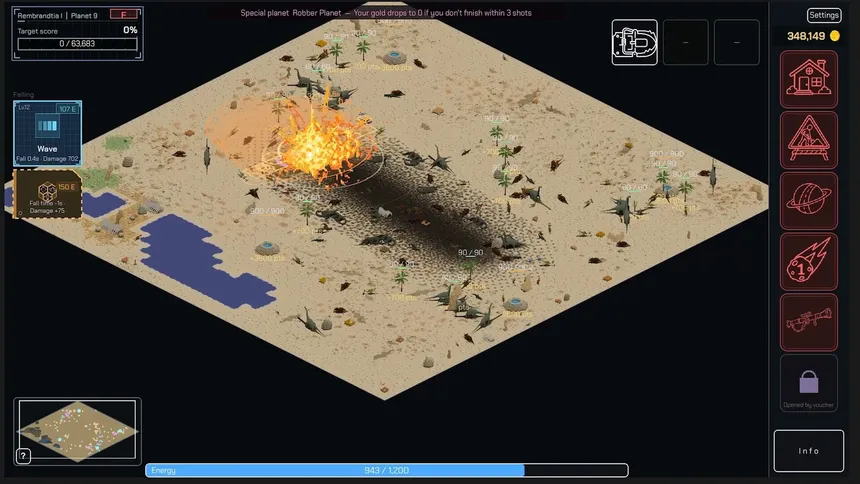 Скриншот 3 к игре Meteors Are Art