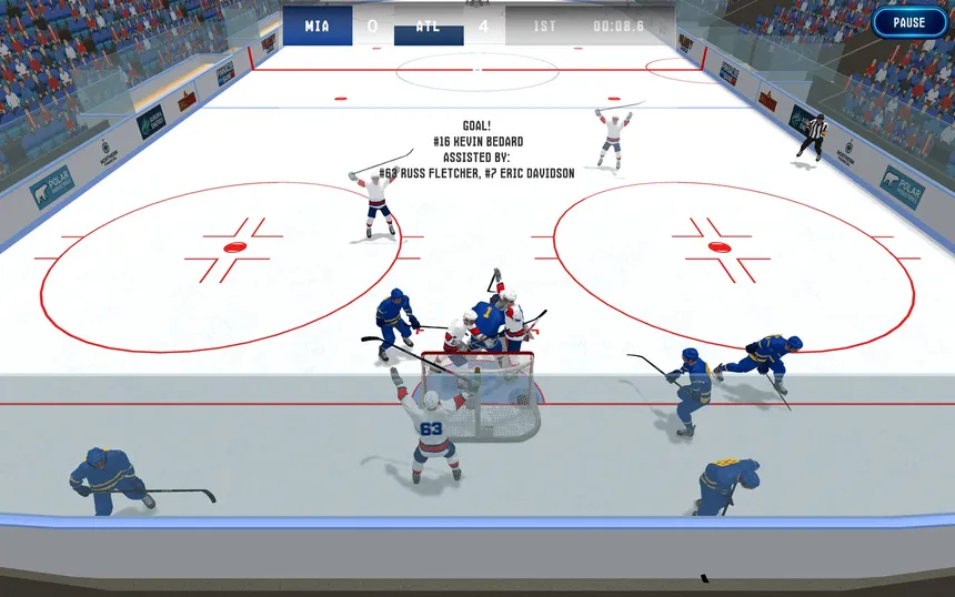 Скриншот 4 к игре Center Ice Hockey