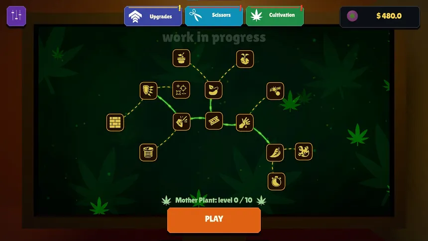 Скриншот 1 к игре Ganja Ricochet: Cut Kush. Make Cash.