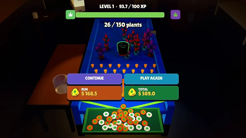 Скриншот 5 к игре Ganja Ricochet: Cut Kush. Make Cash.