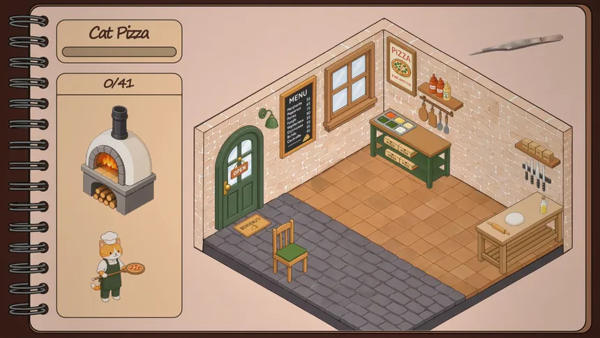 Скриншот 1 к игре Cat Rooms: Sticker Decor!