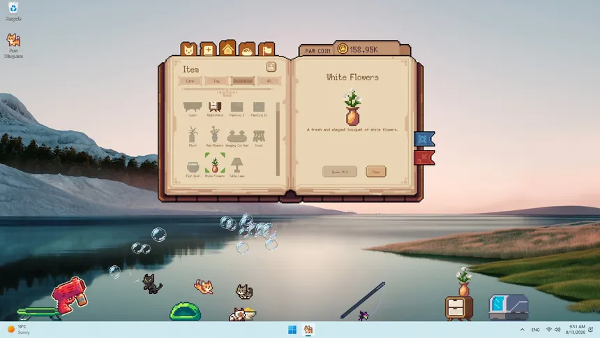 Скриншот 7 к игре Paw Diary: Desktop Pets