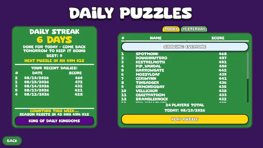 Скриншот 2 к игре King of Puzzles