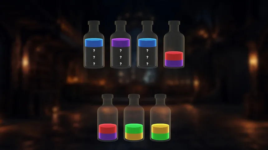Скриншот 7 к игре Water Sort: Алхимия
