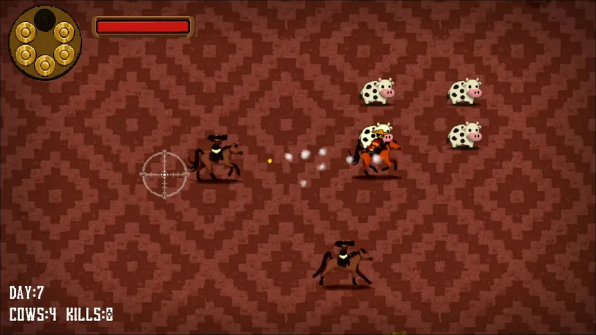 Скриншот 1 к игре Vaca Bullet