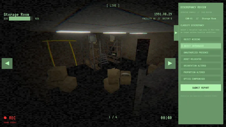 Скриншот 1 к игре Observation Protocol