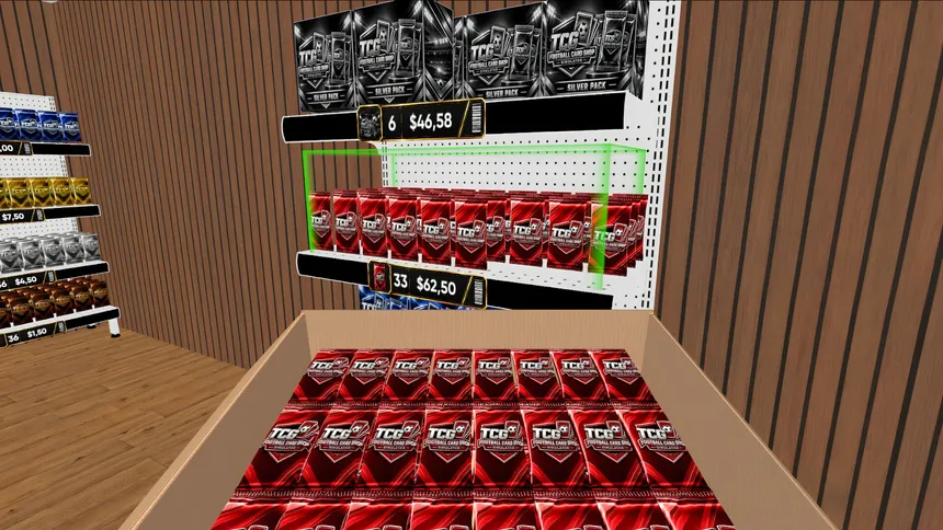 Скриншот 1 к игре TCG Football Card Shop Simulator