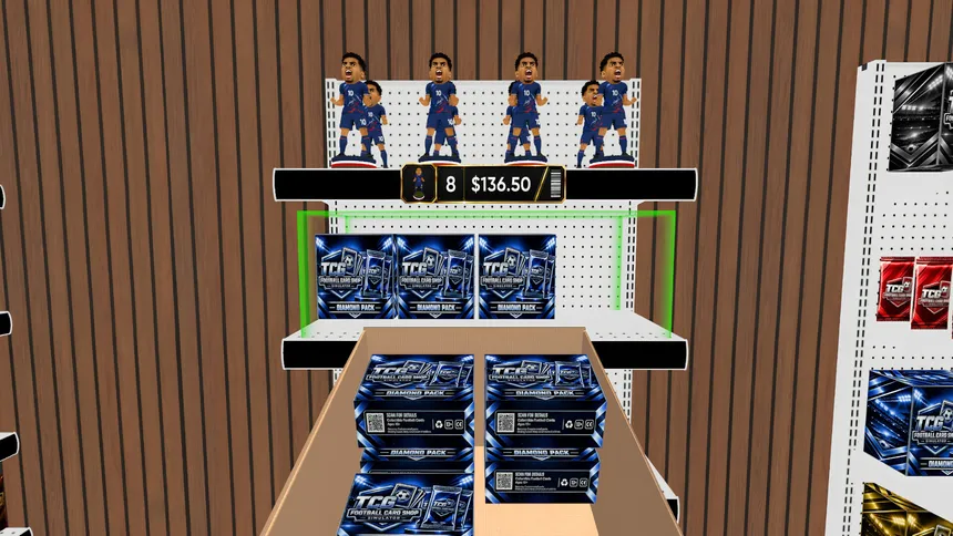Скриншот 2 к игре TCG Football Card Shop Simulator