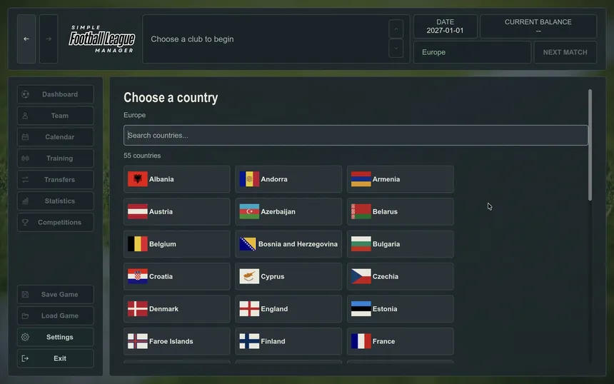 Скриншот 5 к игре Simple Football League Manager