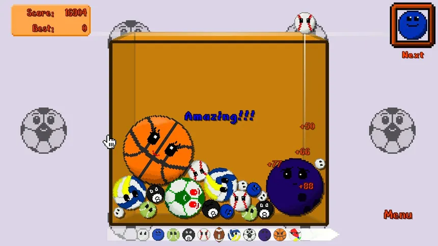 Скриншот 2 к игре Super Pixel Merge Balls