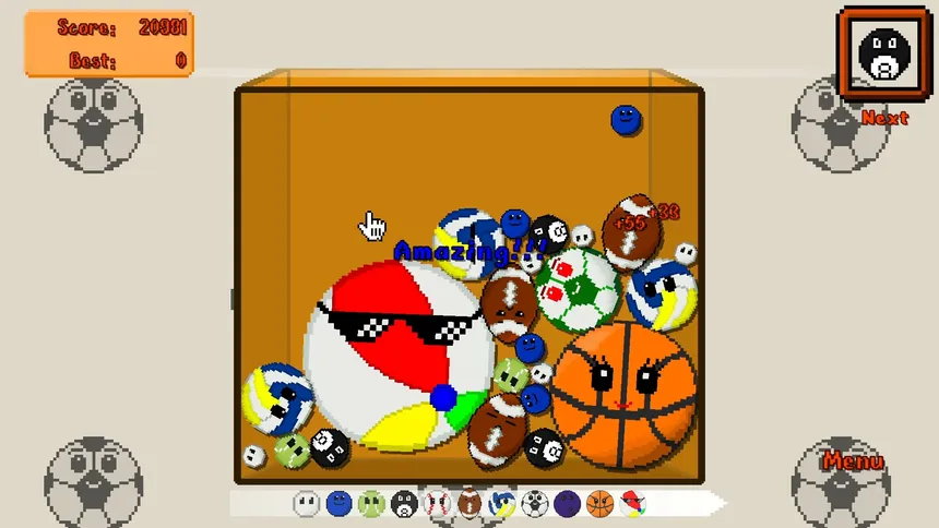 Скриншот 4 к игре Super Pixel Merge Balls