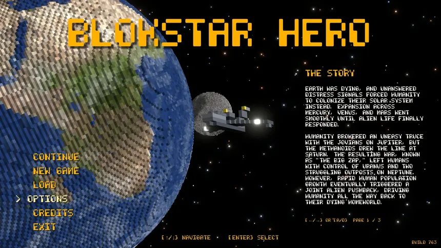 Скриншот 1 к игре BLOKSTAR HERO