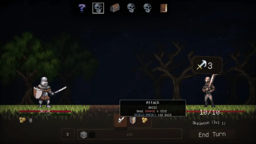 Скриншот 1 к игре Dice Knight