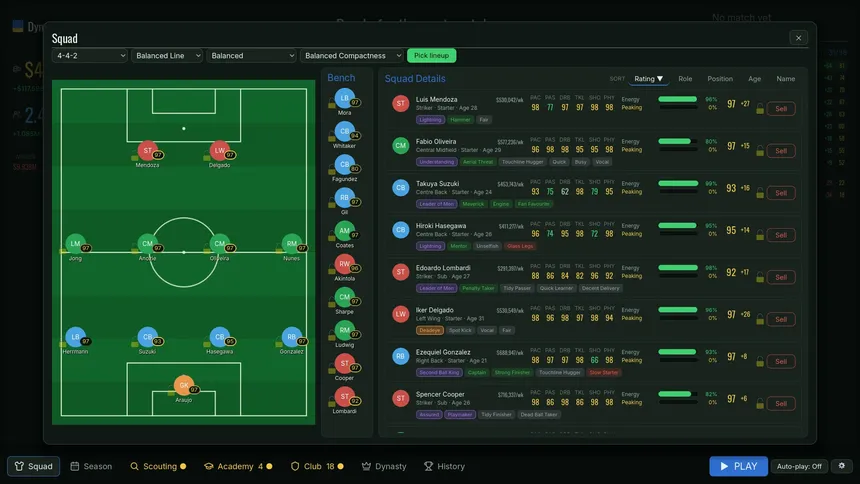 Скриншот 5 к игре Dynastia FC