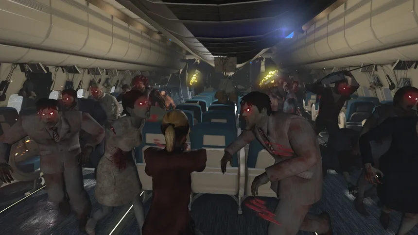 Скриншот 2 к игре Zombies on a Plane