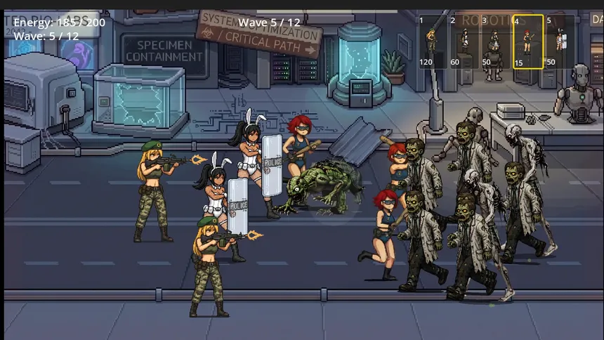 Скриншот 4 к игре BULLET GIRL：ZOMBIE DEFENSE