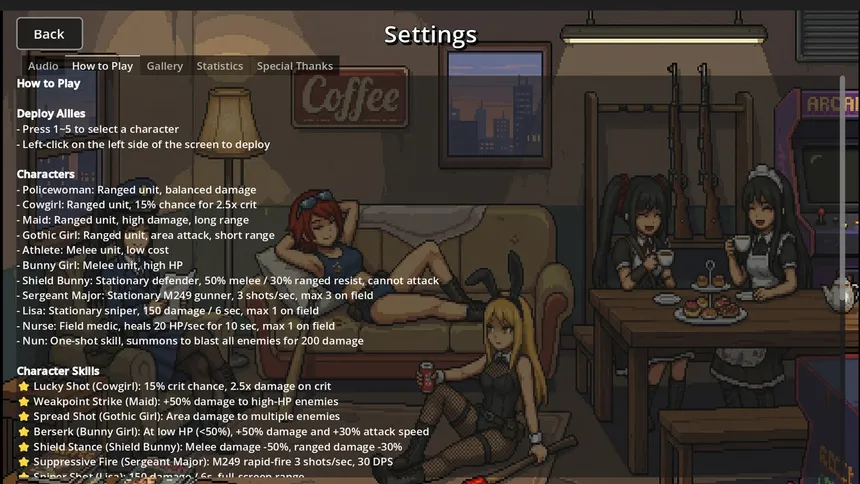 Скриншот 7 к игре BULLET GIRL：ZOMBIE DEFENSE