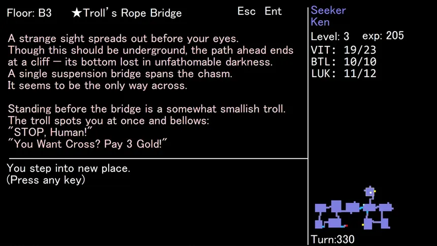 Скриншот 4 к игре Text Dungeon: The Ring of Life
